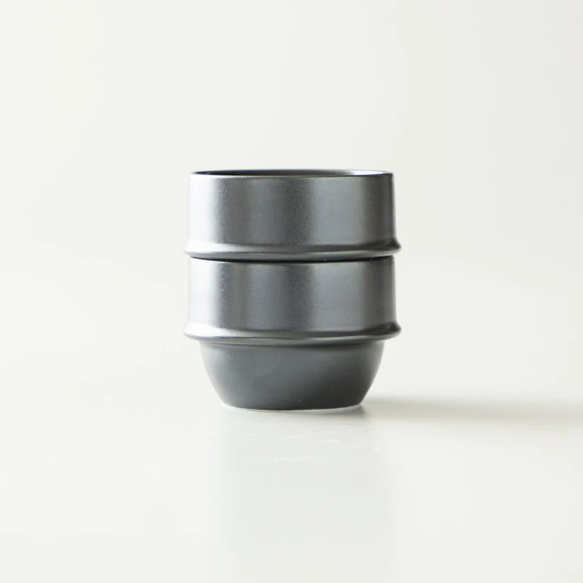 Set de 6 bowls para cupping Origami / Negro