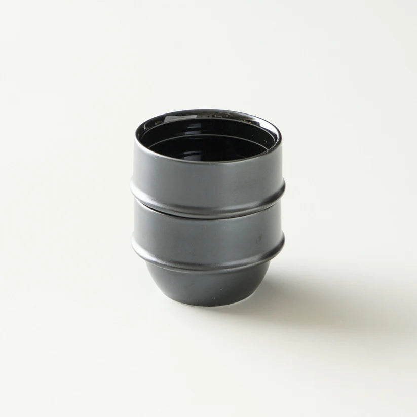 Set de 6 bowls para cupping Origami / Negro