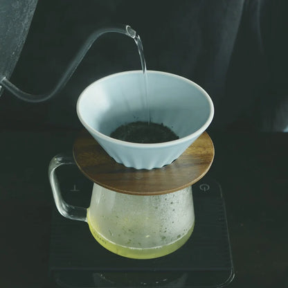 Dripper de té Origami / Blanco