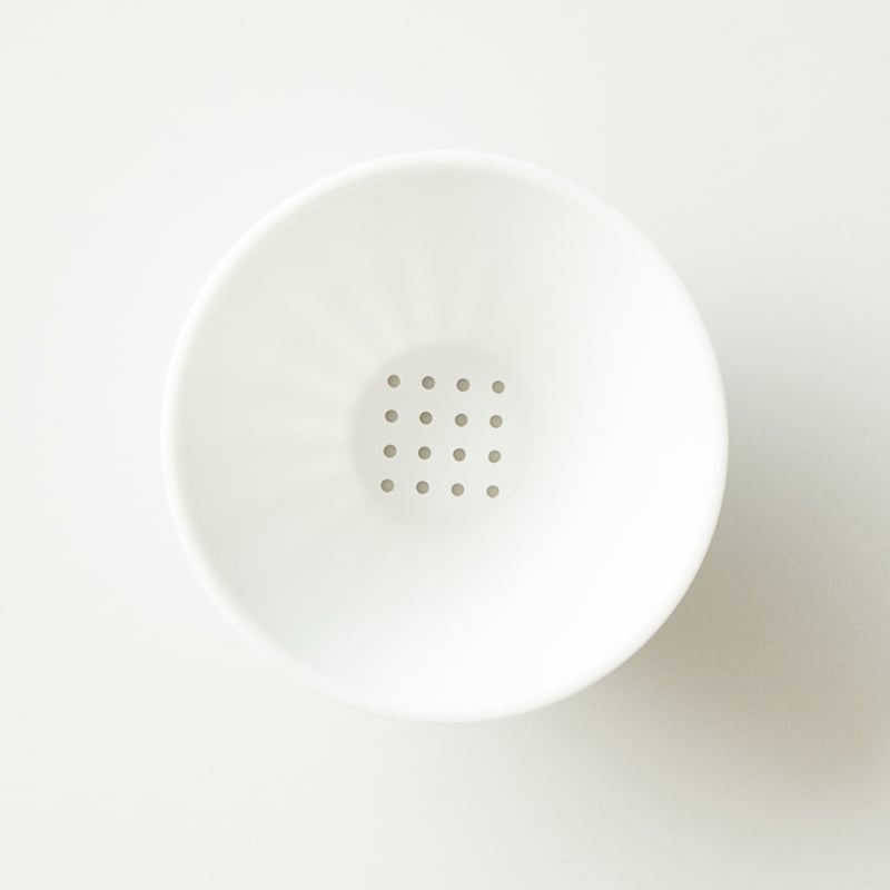 Dripper de té Origami / Blanco