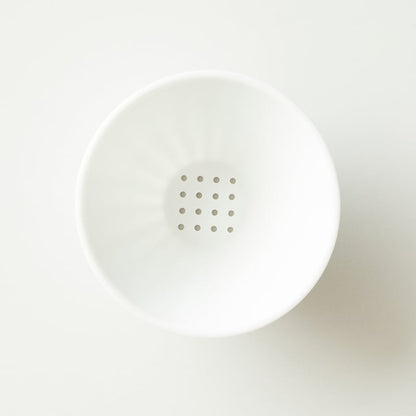 Dripper de té Origami / Blanco