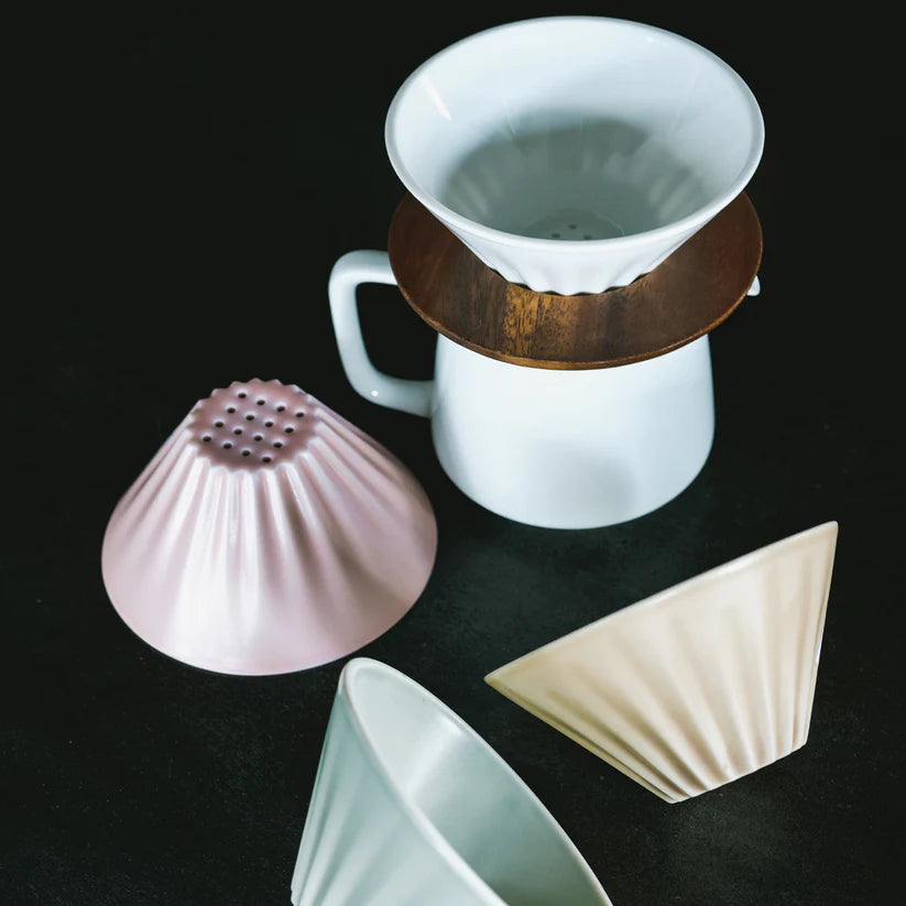 Dripper de té Origami / Blanco