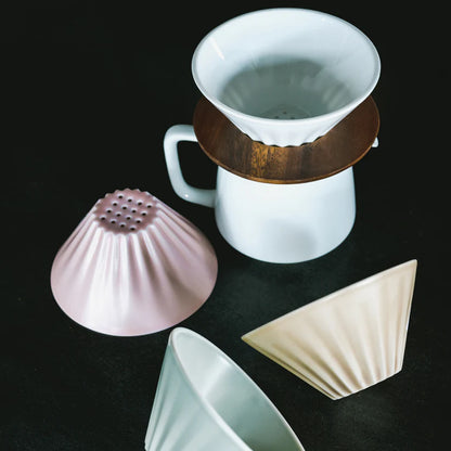 Dripper de té Origami / Blanco